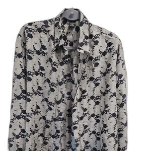 Y2K Planet-Silk woman's Floral silk blouse layering, Vintage.Unique. Rare